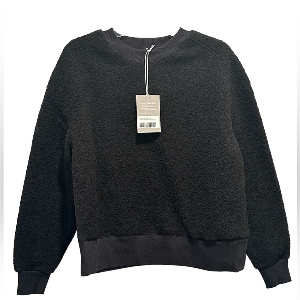 Everlane Oversized Crew Fleece Size S MSRP $98